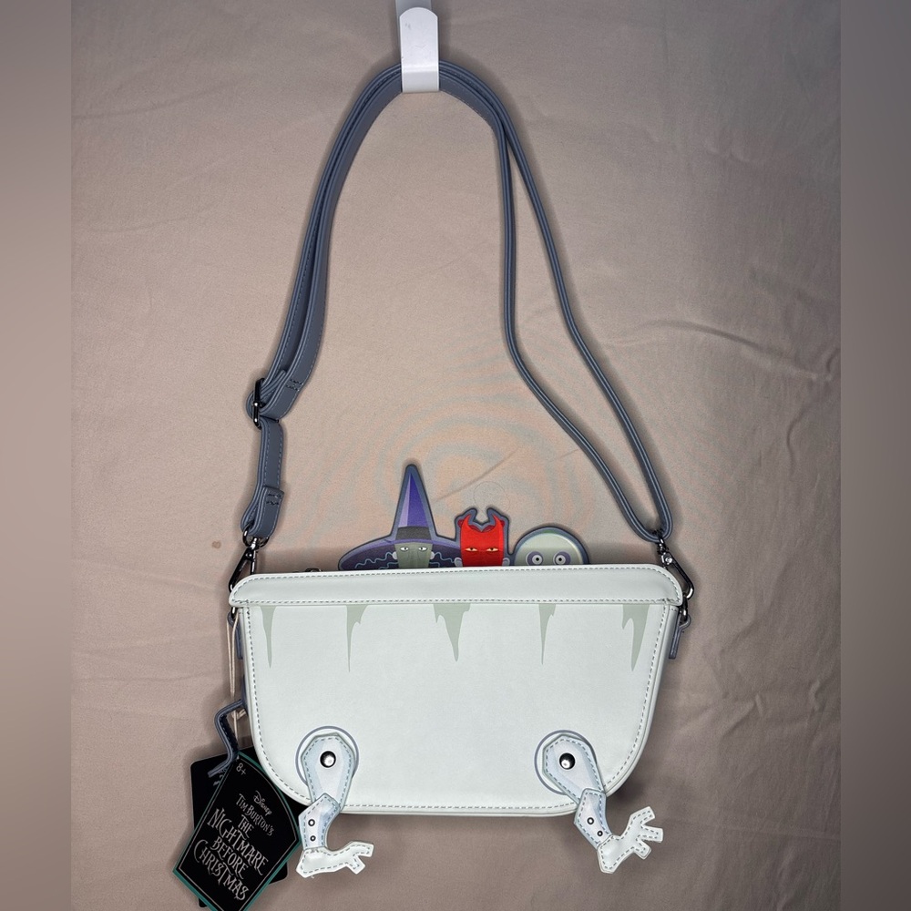 Disney Tim Burton's Nightmare Before Christmas Glow In The Dark Crossbody Bag